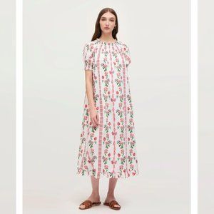 Hill House Caroline Nap Dress Red Vine Stripe